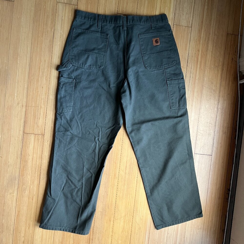 Set of 2 38x30 Carhartt Loose Straight Washed Duck Dungaree size 38x30 - Picture 3 of 7